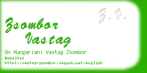 zsombor vastag business card